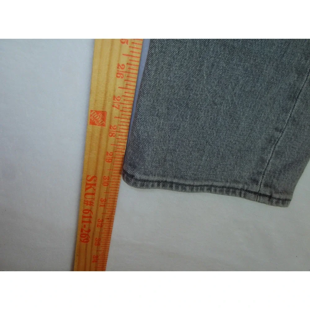 Levis 501 Jeans Mens 30x30 Black Straight Leg Button Fly Denim Waterless Classic